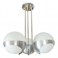 Aluminum and stainless steel three arm pendant